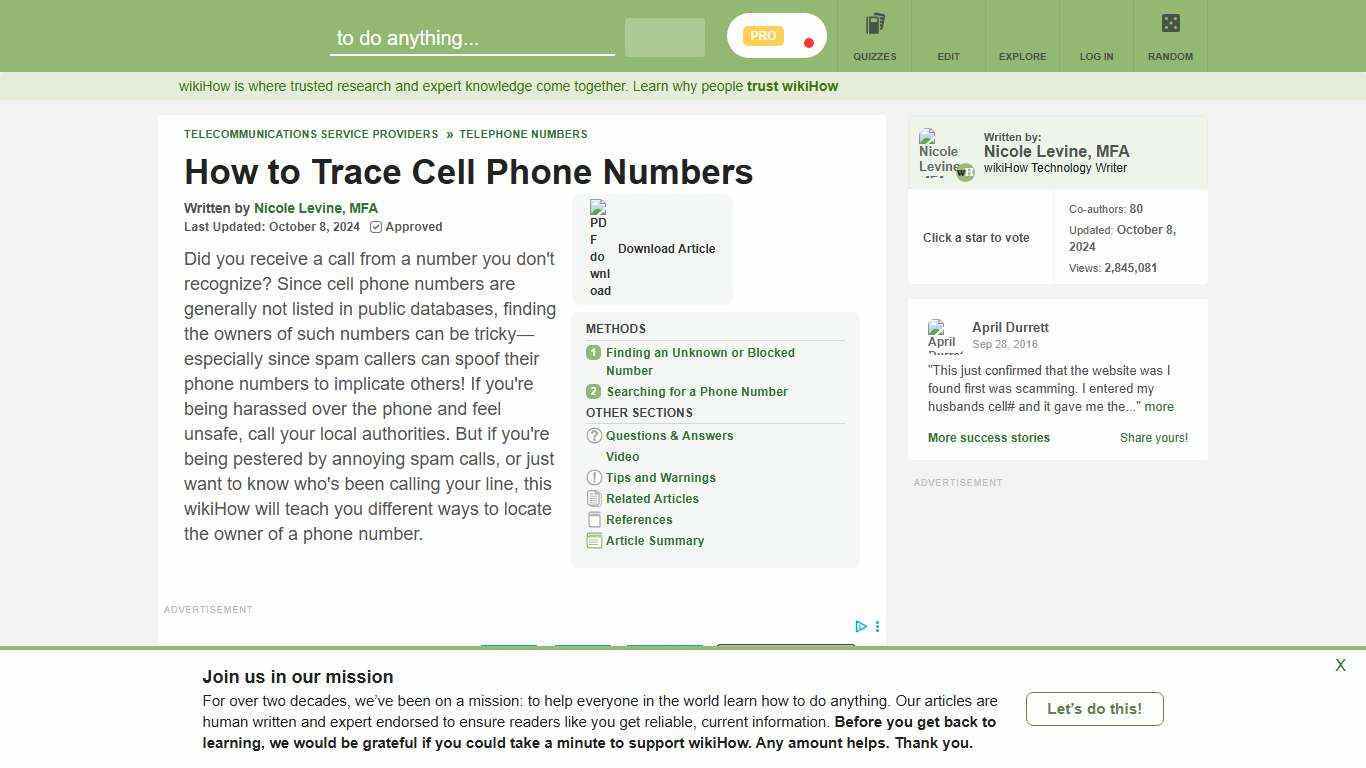 How to Trace Cell Phone Numbers: 7 Steps (with Pictures) - wikiHow